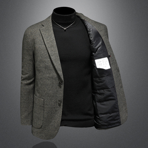 2025冬款男士西服羽绒90白鸭绒-D252-8210P240镂空图