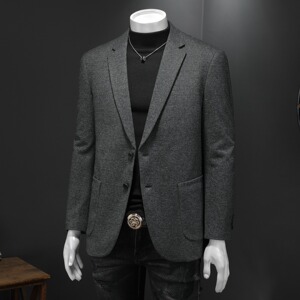 2025冬款男士西服羽绒90白鸭绒-D252-8213P255假模图片