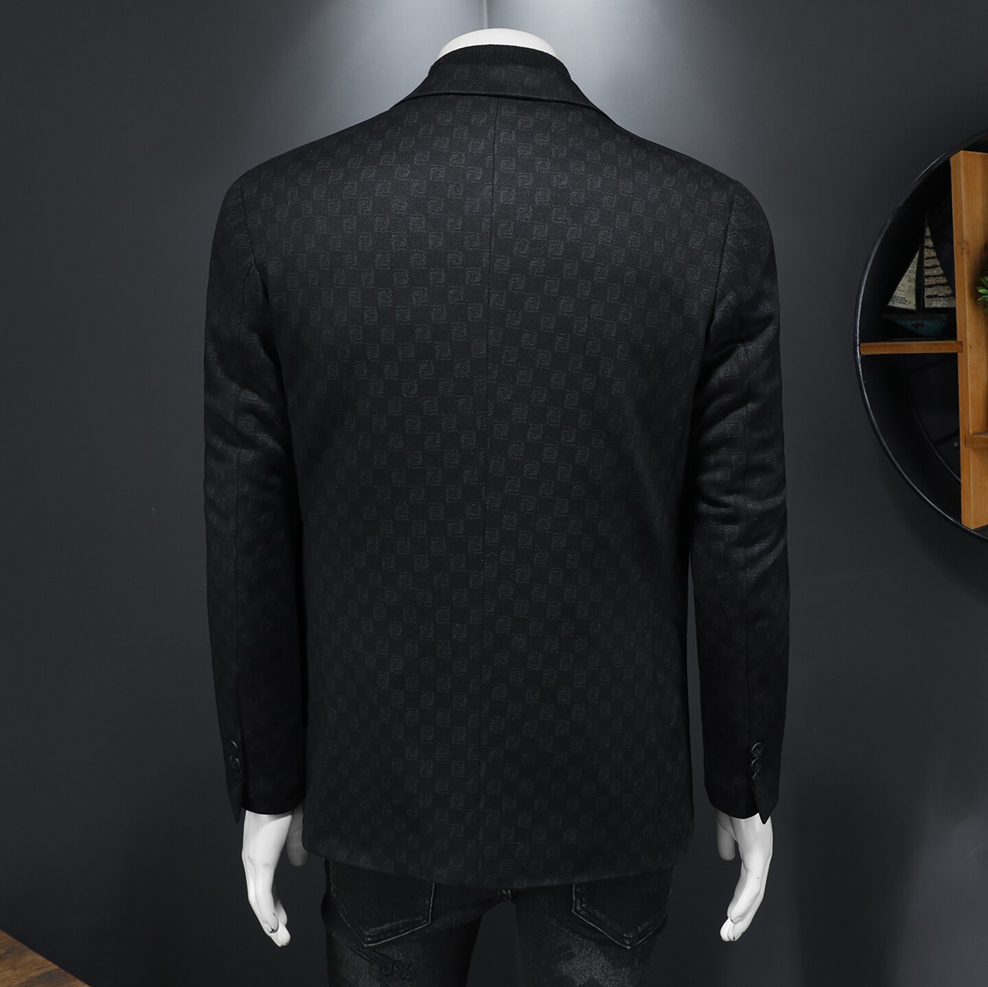 2025冬款男士西服羽绒90白鸭绒-D252-8209P255假模,男装西服,电商D252
