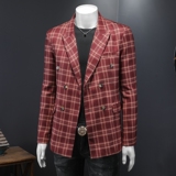2025秋款男士修身西装电商D252-6098P170假模，男装西服套装，电商D252