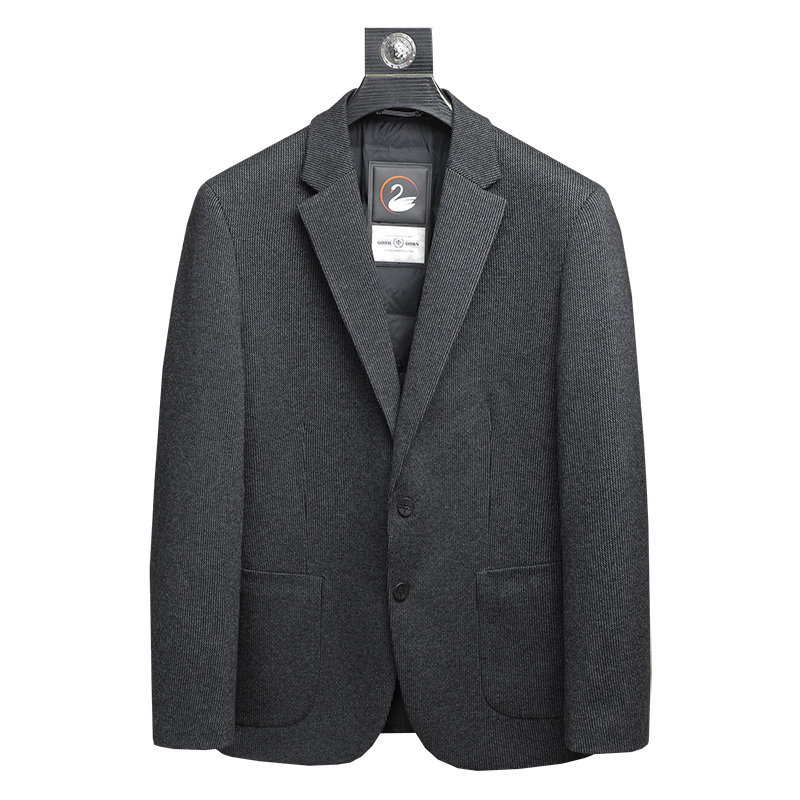 2025冬款男士西服羽绒90白鸭绒-D252-8212P255挂拍,男装西服,电商D252