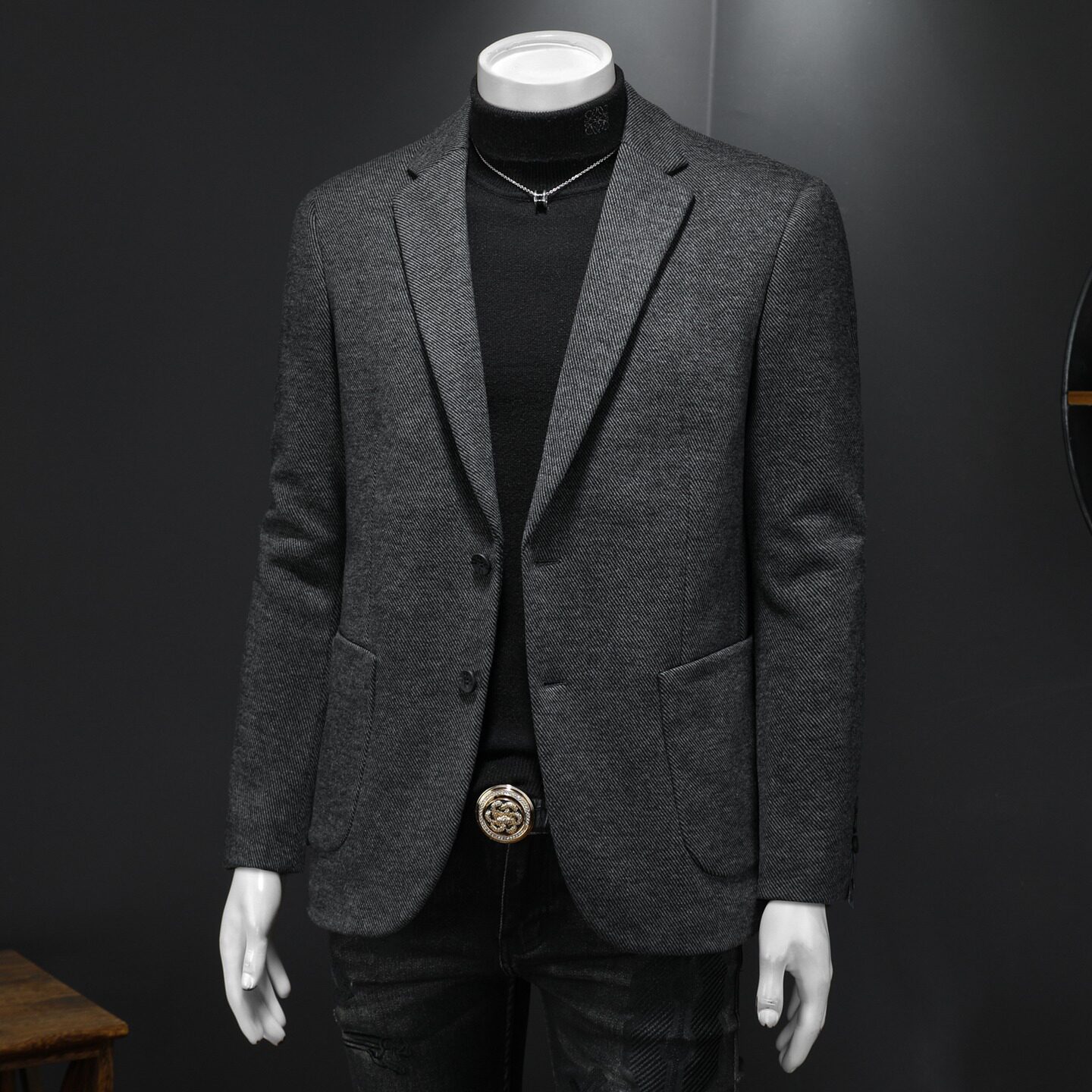 2025冬款男士西服羽绒90白鸭绒-电商D252-8205P255假模,男装西服,电商D252