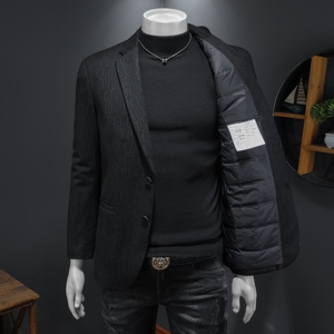 2025冬款男士西服羽绒90白鸭绒-D252-8215P255假模