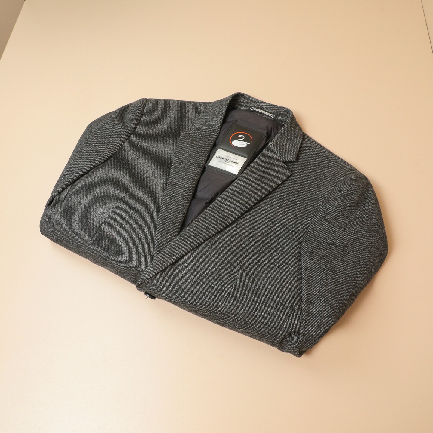 2025冬款男士西服羽绒90白鸭绒-D252-8213P255挂拍,男装西服,电商D252
