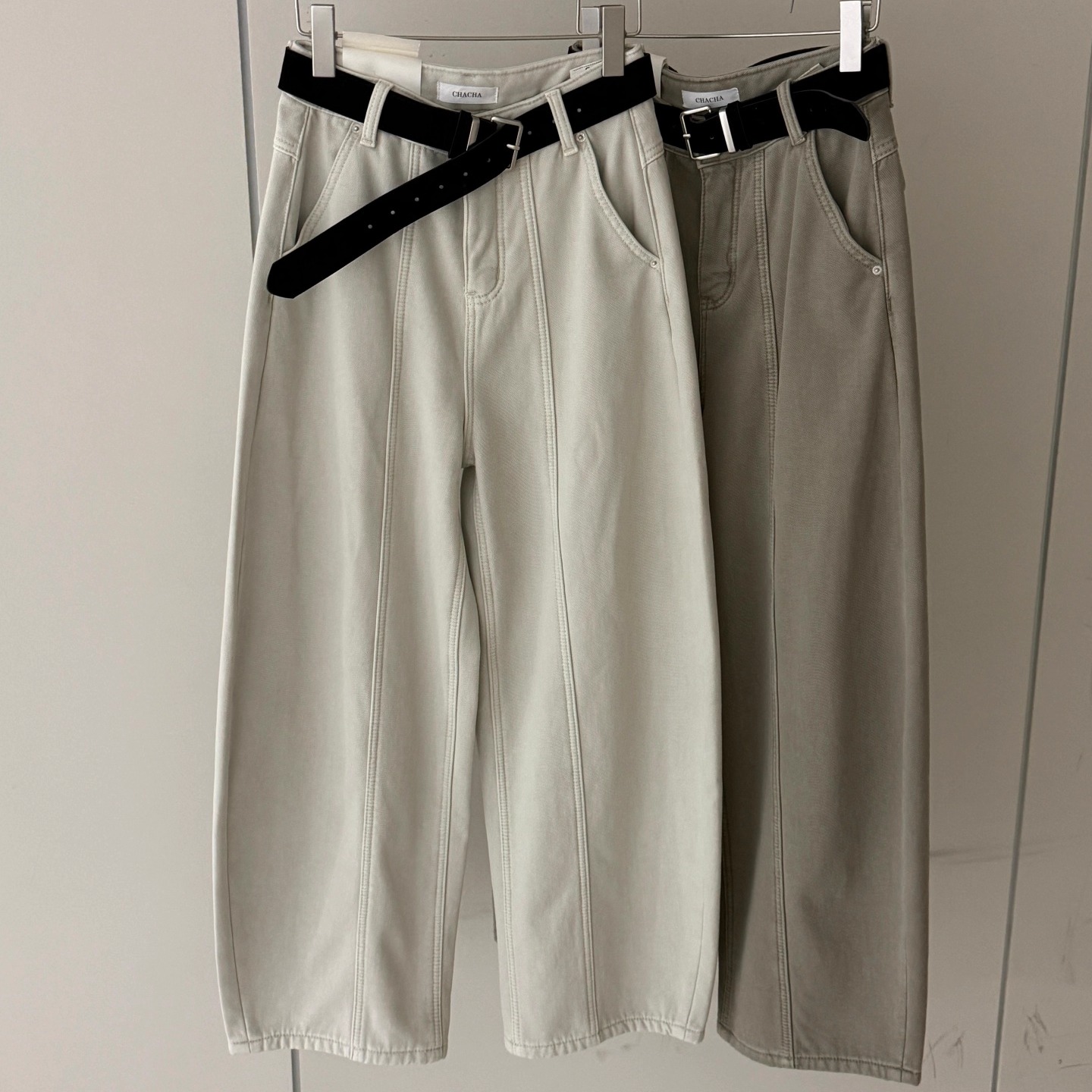 垂感阔腿九分弯刀裤九分裤