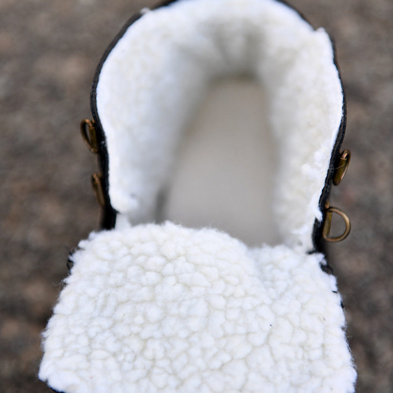 2024 NEW AUTUMN AND WINTER VELVET AND COTTON WARM HIGH-TOP SPORTS CASUAL COTTON SHOES MENS TREND VERSATILE SNOW BOOTS