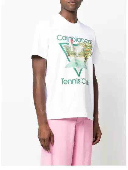 25 Spring/Summer New Collection Club Course Style Oversize T-Shirts Casa Letter Unisex