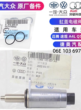奥迪A4L Q5L A6LC7 B9缸盖电磁阀AVS凸轮轴控制阀 缸盖调节阀