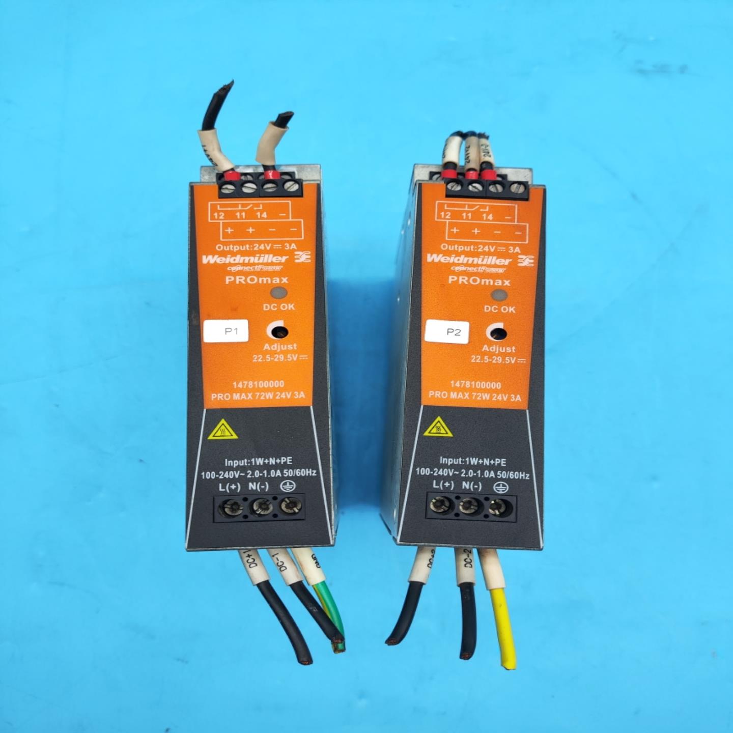 现货二手魏德米勒电源PRO MAX 72W 24V 3A卡导轨式开关电源