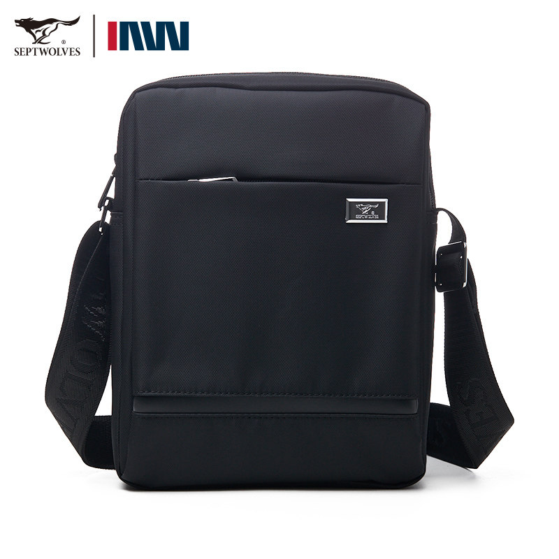 七匹狼新款单肩包男士黑色商务风牛津布多功能斜挎包休闲轻便背包,箱包皮具/热销女包/男包,男士包袋,淘宝优惠券,粉丝福利购,淘宝优惠卷