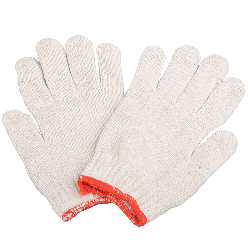 棉线手套劳保男工地工作快递搬运干活劳动耐磨加厚搬砖纱布老保薄