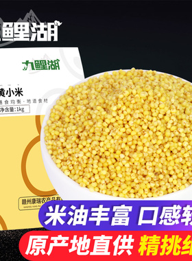 九鲤湖黄小米新米农家5斤小黄米粮食山西糯小米粥五谷杂粮旗舰店