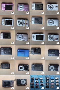 报废相机 二手松下数码相机坏的不能用的充数抵账配件机