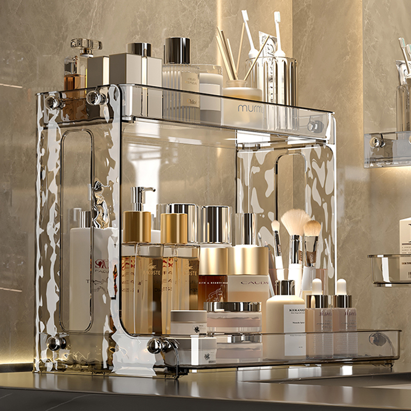 冰川纹卫生间台面置物架