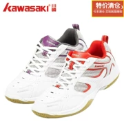 Giày cầu lông Kawasaki giày nam giày nữ kawasaki sneakers K-008 K-009 trắng đỏ / trắng tím - Giày cầu lông