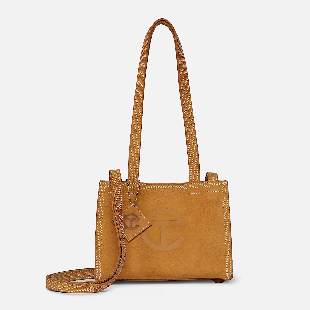 限量联名添柏岚Timberland x TELFAR Small Shopper小号2.4升肩包