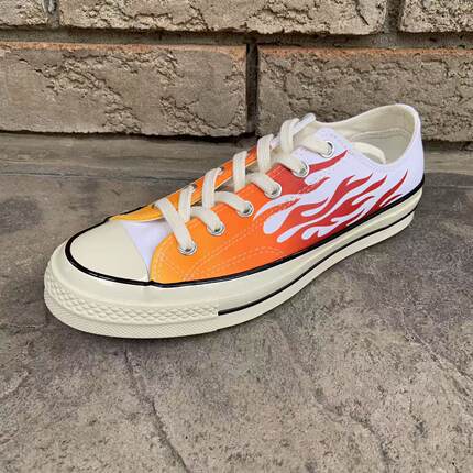 绝版直邮匡威Converse 1970S Low Flames火焰限量低帮男女减震垫