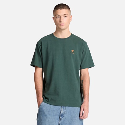 添柏岚联名限量Timberland x BEAMS Cotton Print T-Shirt男女T恤