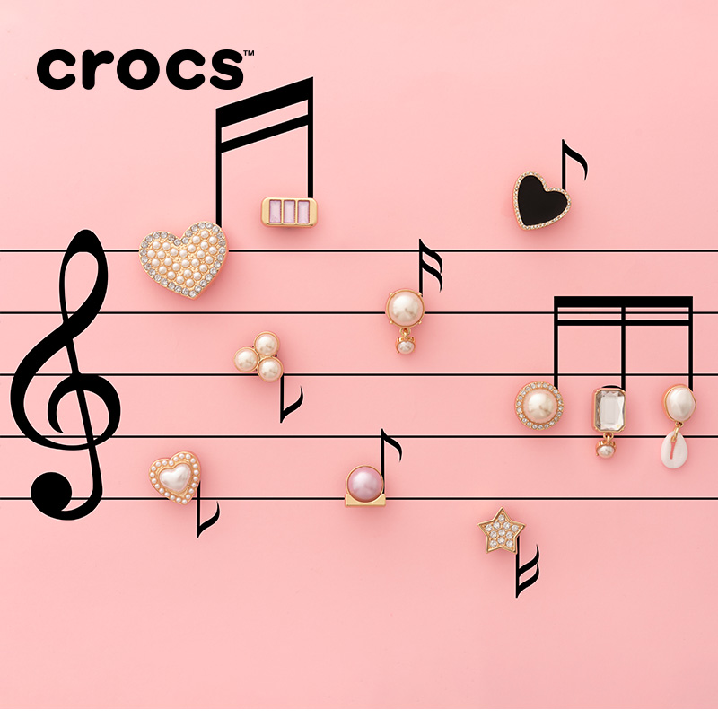 Crocs智必星洞洞鞋鞋花