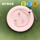 Crocs卡骆驰配饰智必星洞洞鞋鞋花  银色皮革挂链 金色珍珠挂链