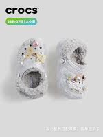 Crocs Classic Sheep wool snowflake Crocs for Boys and Girls Cotton slippers and warm cotton shoes: 214079 thumbnail 3