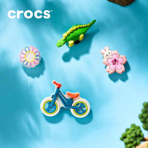 Crocs卡骆驰配饰智必星洞洞鞋鞋花  樱花兔子