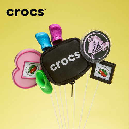 Crocs智必星配件洞洞鞋花