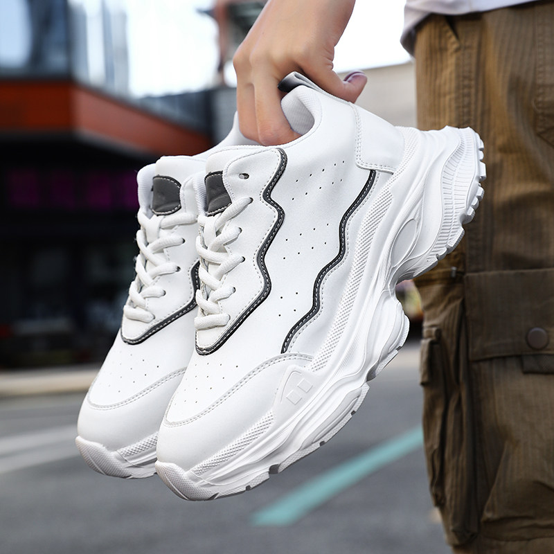 6cm轻软增高气场老爹鞋街拍运动男鞋松糕厚底新款隐形增高情侣鞋