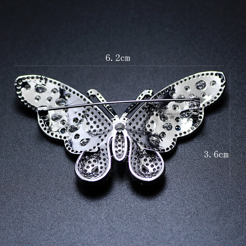 Broche femme en Zircon diamant - Ref 1173934 Image 5