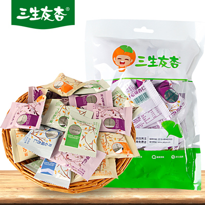 [三生友杏开心银杏仁香酥即食白果仁熟银杏果坚果休闲零食邳州特产]