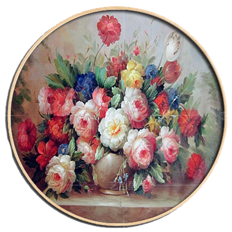 欧式风沙发背景墙芭蕾舞手绘油画