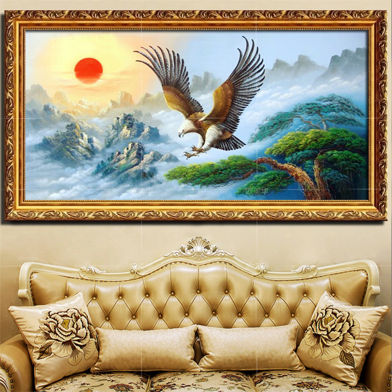 如意大展宏图鹏程万里中式油画