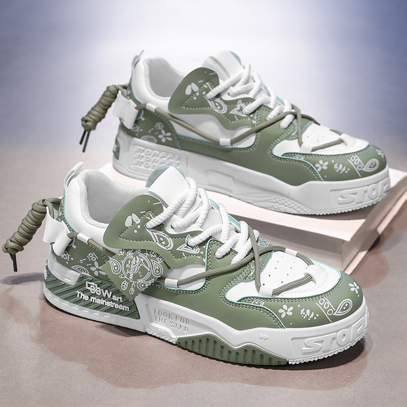 冬季男鞋2025新款休闲鞋学生潮流运动鞋男士百搭板鞋厚底增高鞋子