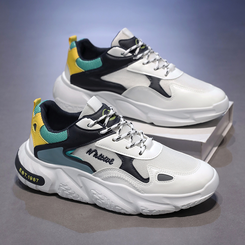 运动鞋男2025冬季新款男鞋韩版潮流休闲鞋厚底增高老爹鞋百搭潮鞋