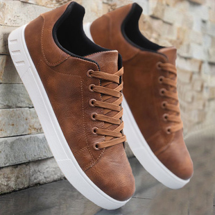 春季 2026新款 透气平底鞋 子男款 男士 休闲板鞋 潮流百搭运动鞋 鞋 男鞋