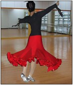 国标舞蹈裙拉丁舞裙裙摩登舞套装 含华尔兹摩登裙舞服摩登演出舞