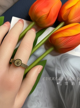 法式复古风轻奢冷淡风高级感戒指