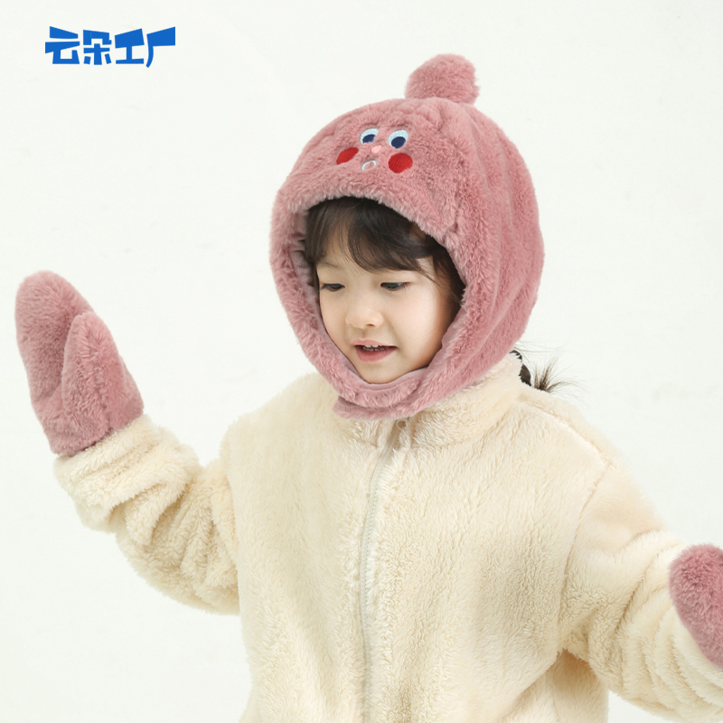 云朵工厂种子毛绒护耳帽儿童版