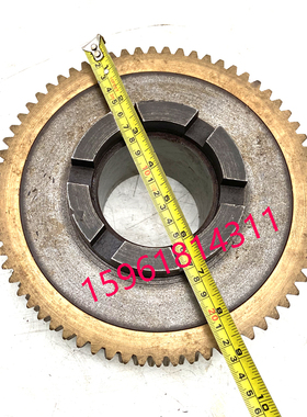 厂家直销无锡机床厂M1380A B导轮部件铜蜗轮 原装无心磨床配件