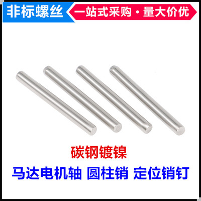 铁轴 传动轴 马达电机轴 圆柱销 定位销 玩具轴M2.3*10 M1.9*19