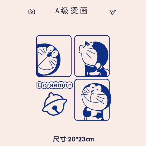 叮当猫恤卫衣柯式胶印辅料