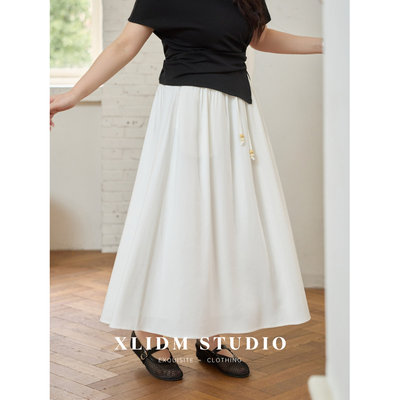 小俪大码女装垂感斜纹复