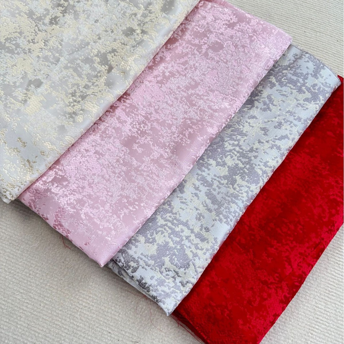 高经料波点花色织提花布料中国风织金礼服伴娘装旗袍服装面料9906