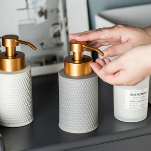 新品中古陶瓷分装瓶洗手液沐浴露洗发水按压瓶子慕斯起泡瓶分装器