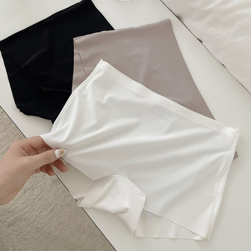 平角裤女士3D吸臀工艺无痕冰丝