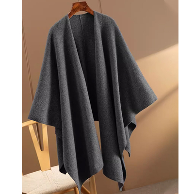 秋冬斗篷简约百搭女多功能披肩