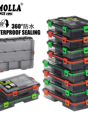 探野者大号防水渔具盒路亚盒假饵鱼饵收纳盒垂钓鱼饵盒