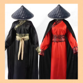 古装 古代大侠刺客侍卫服 汉服侠客剑客飞鱼服古风中国风武侠剧服装