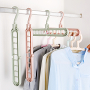 Đa chức năng quần áo trượt treo closet tổ chức tiết kiệm không gian nhập học con hỗ trợ hộ gia đình người lớn móc chắn gió