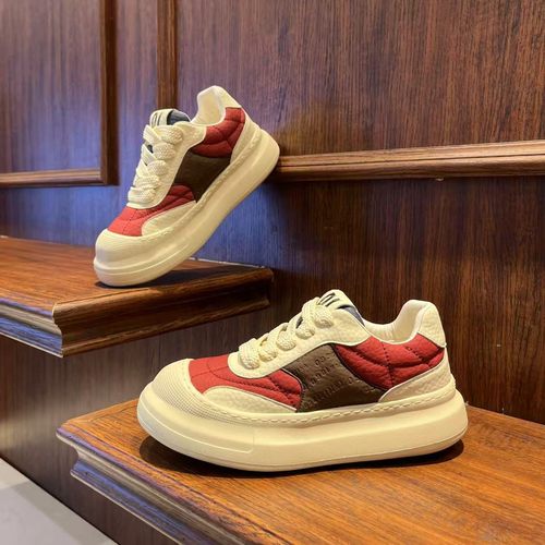 欧洲站男鞋冬季软底轻便休闲板鞋青少年大头鞋小众设计感运动潮鞋